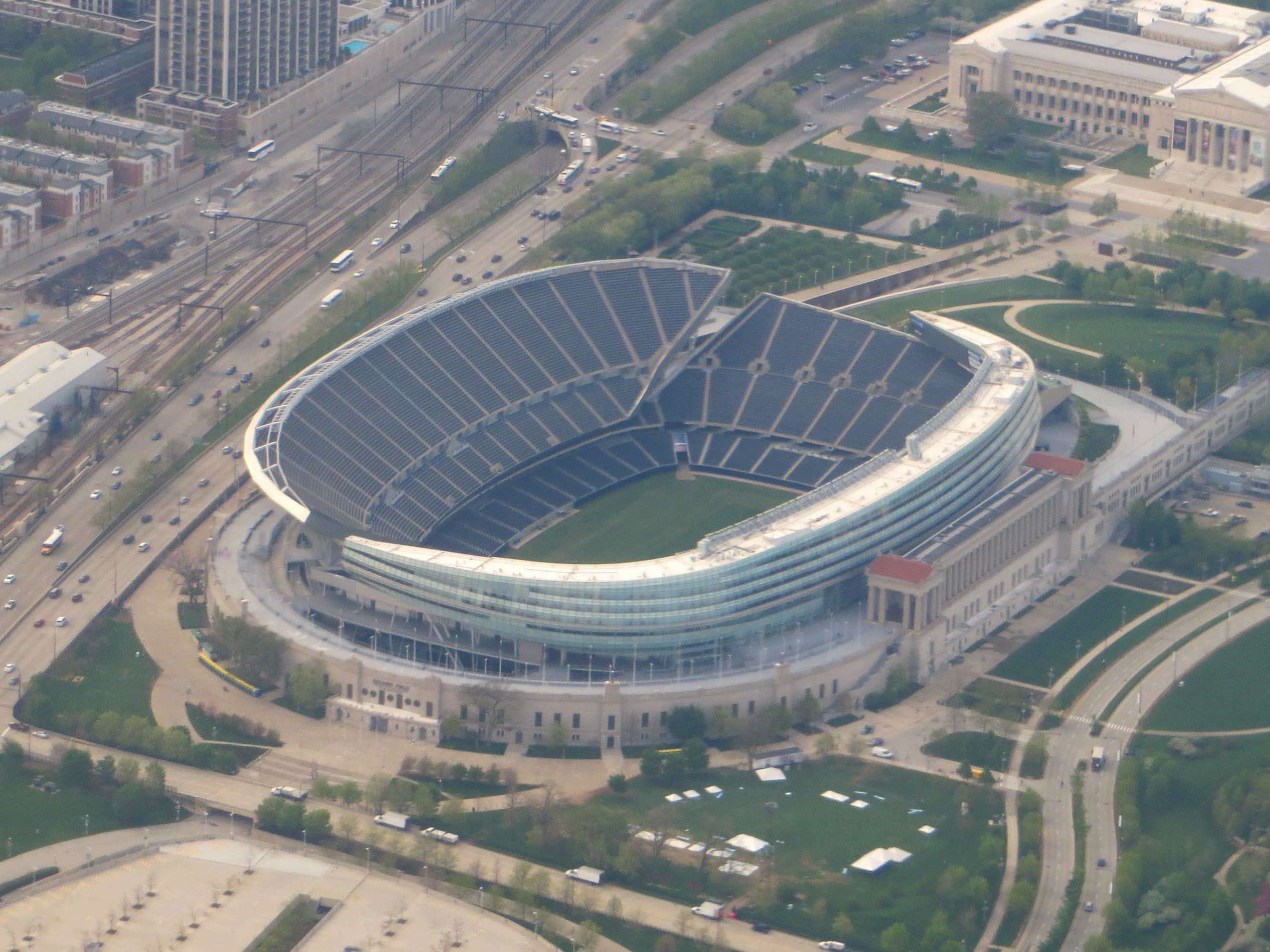 Soldier Field in Chicago, home of the Chicago Fire