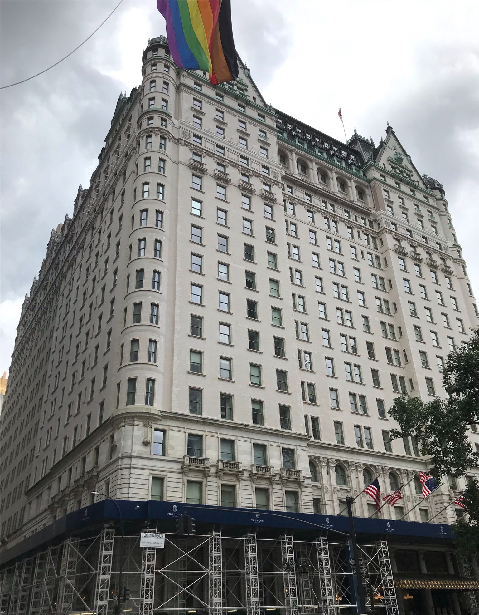 The exterior of the Plaza Hotel in New York City