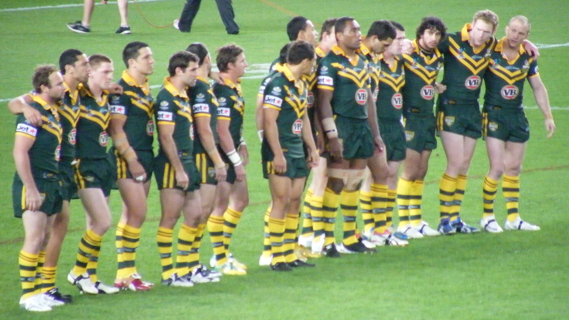 The Australia national rugby league team in 2008