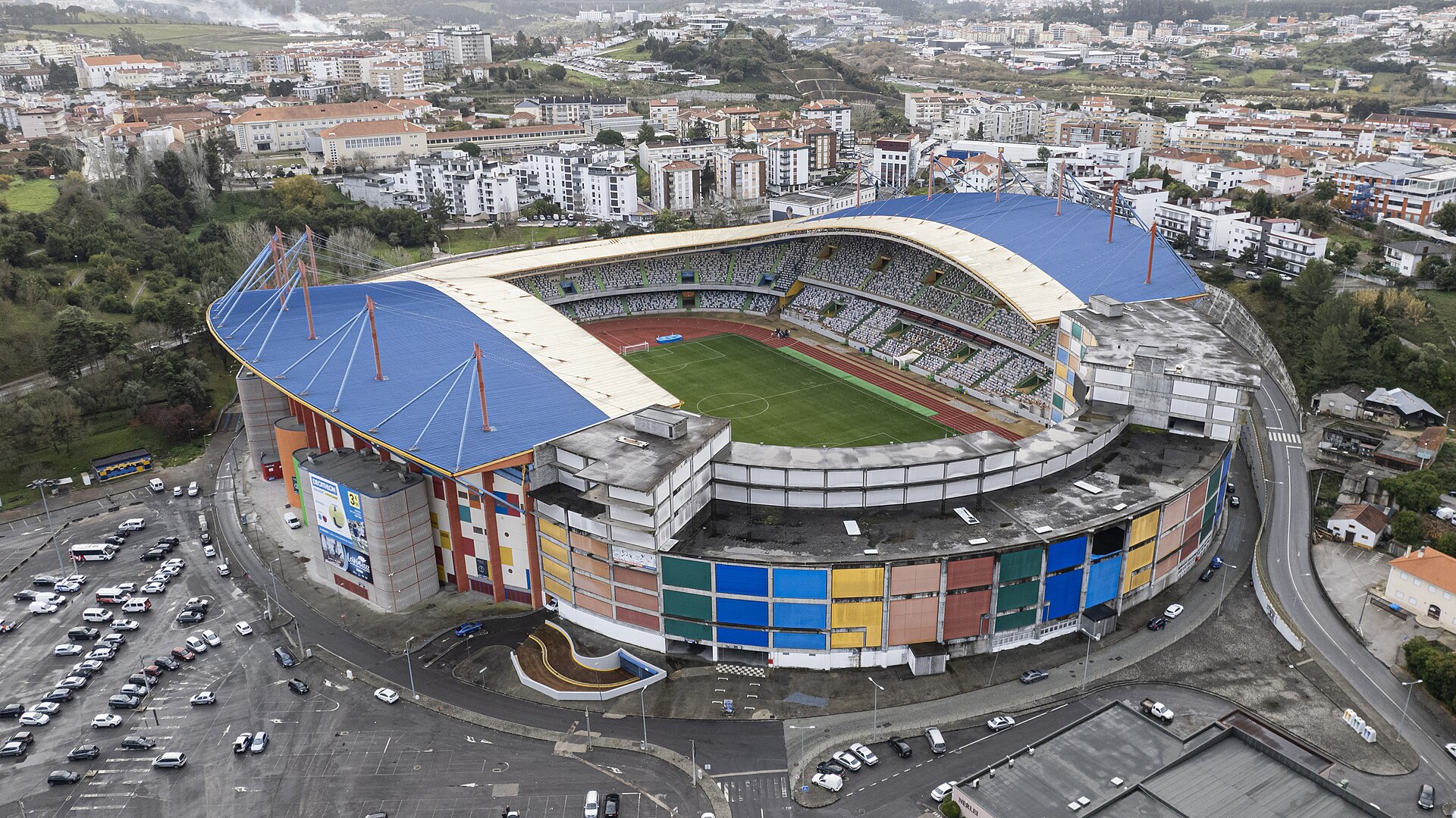 Magalhaes Pessoa Stadium in Leiria, the venue for Torreense vs Sunderland