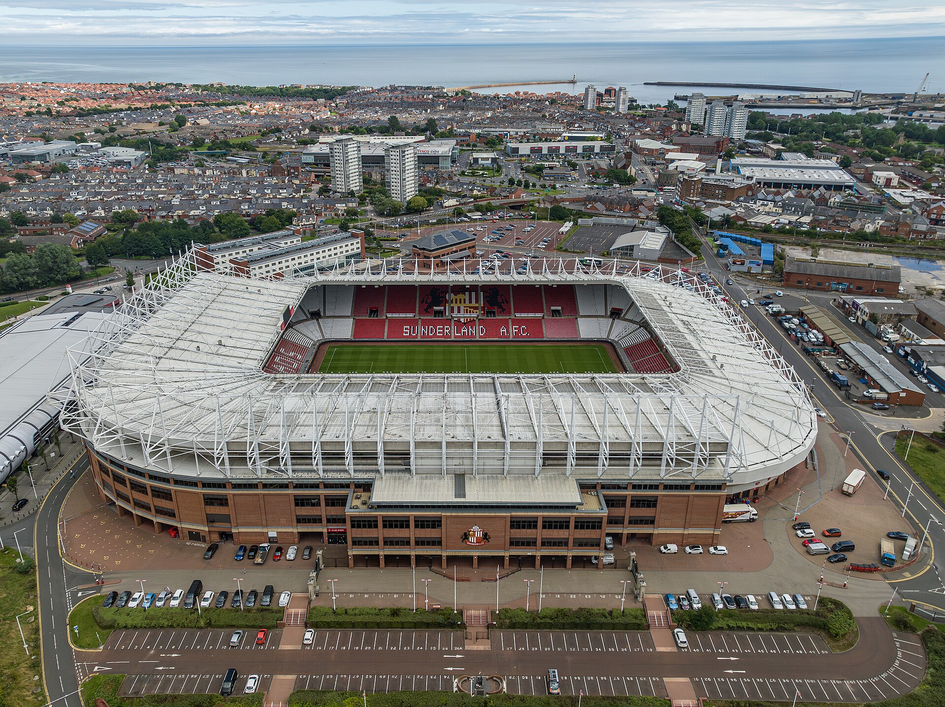 The Stadium of Light in Sunderland, home of Sunderland AFC