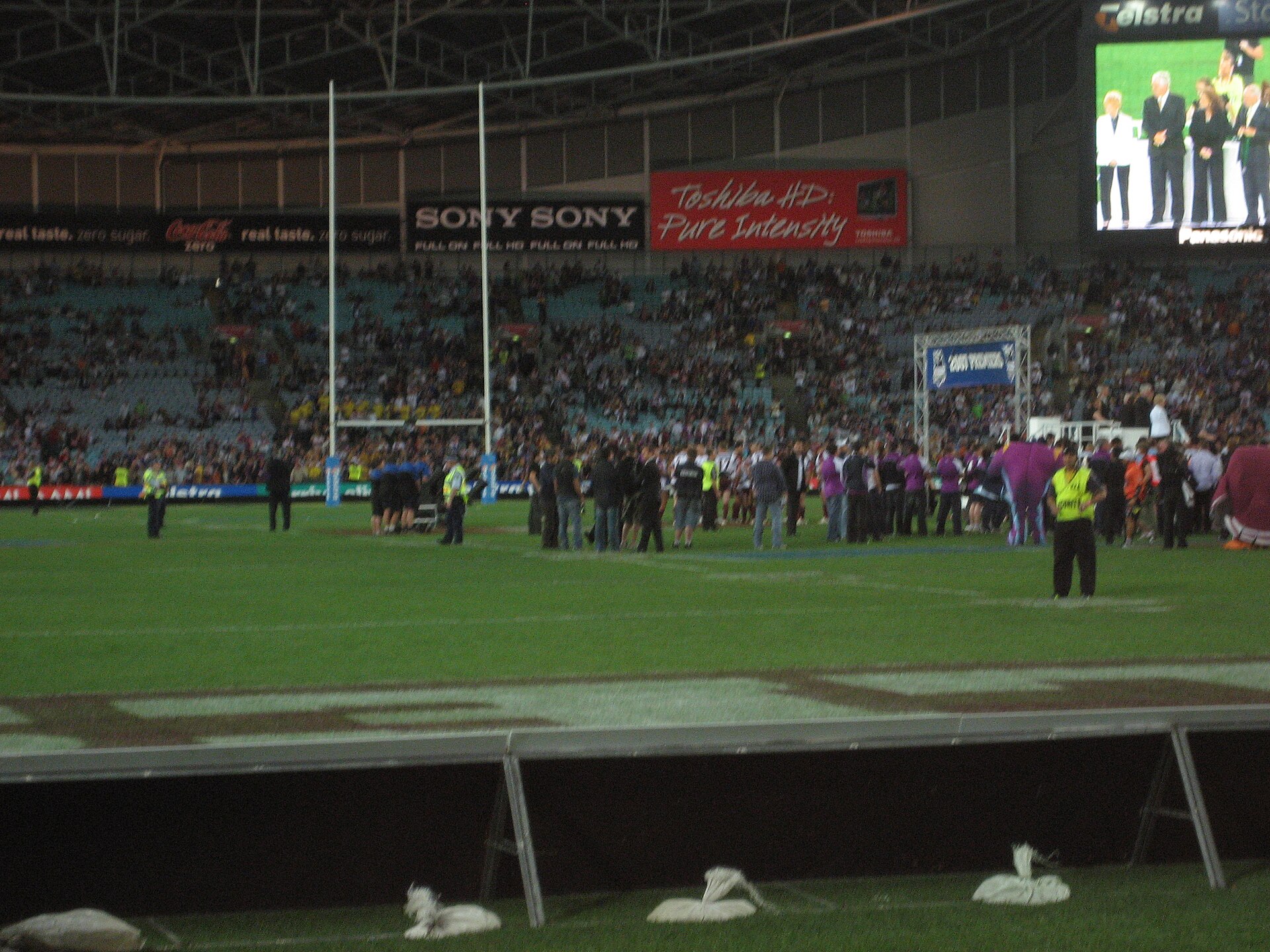 Stadium Australia hosted the 2007 NRL grand final