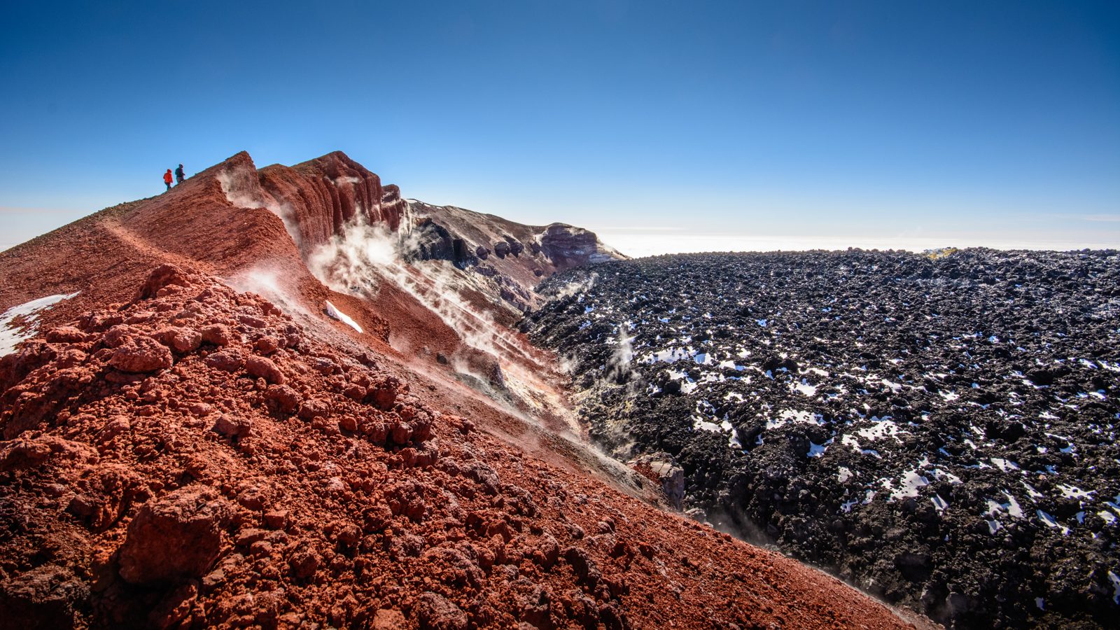 Avachinsky volcano on the Kamchatka Peninsula in Russia