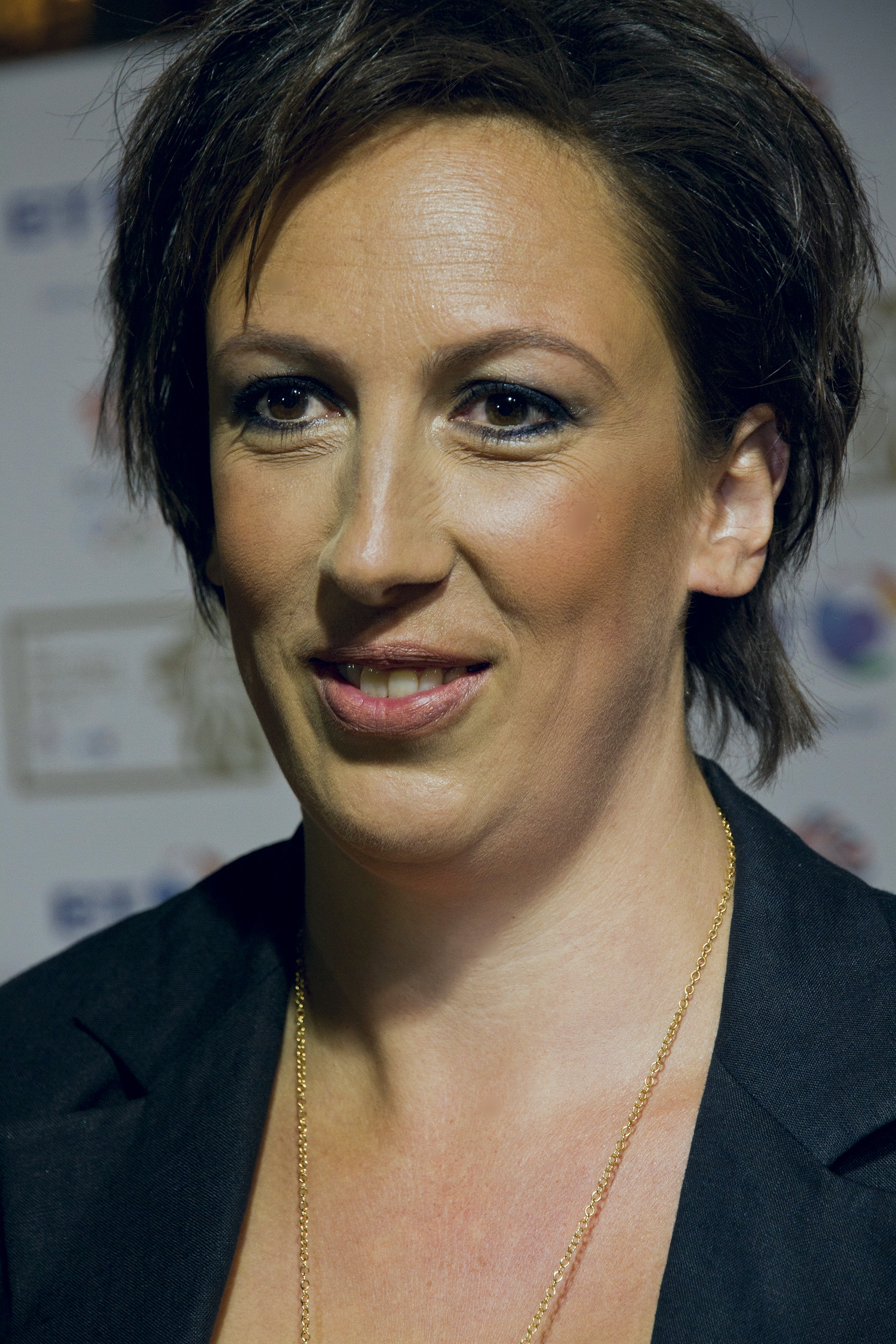 Miranda Hart smiling at a public event