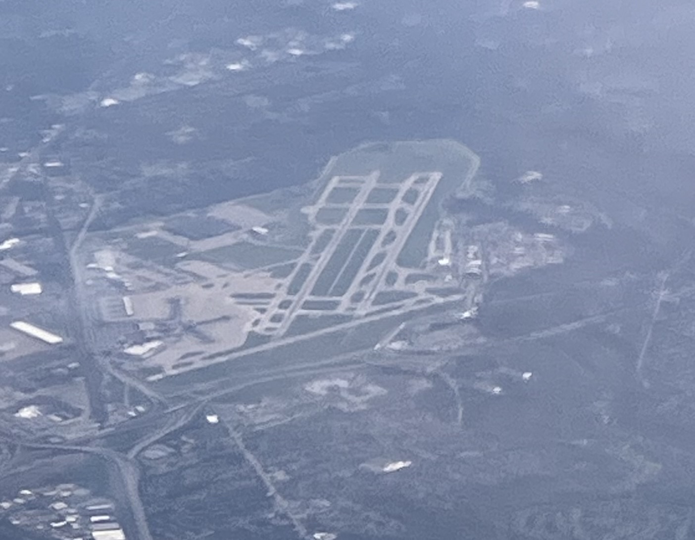 Cleveland Hopkins International Airport from above