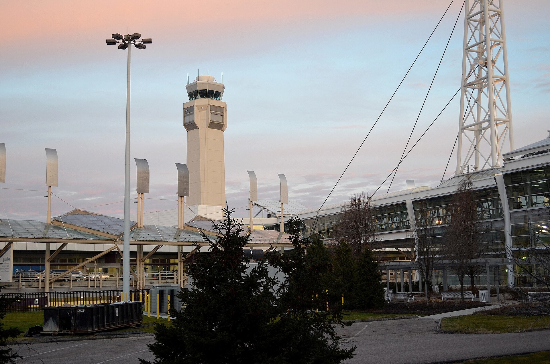 The control tower at Cleveland Hopkins