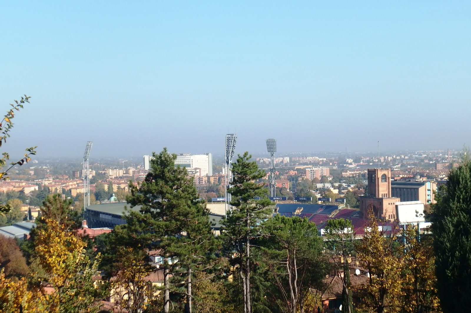 A view of the Stadio Renato Dall'Ara, home of Bologna
