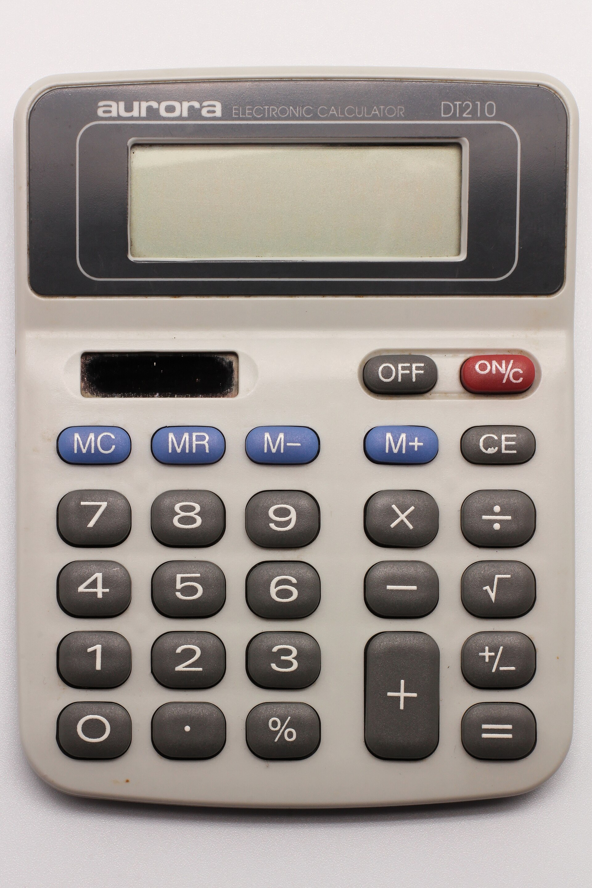 A desktop calculator