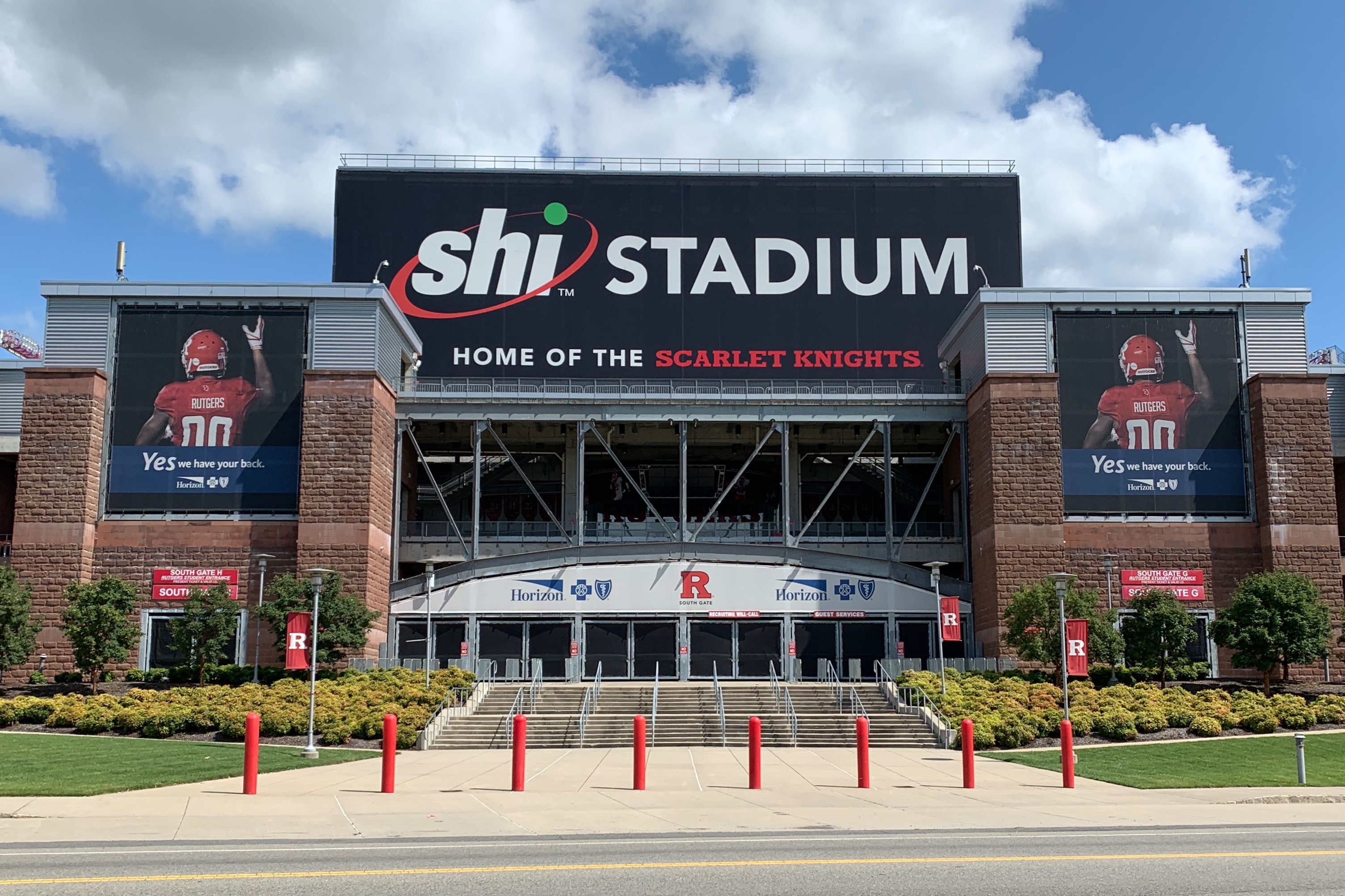 South Gate of Rutgers Stadium in Piscataway, New Jersey