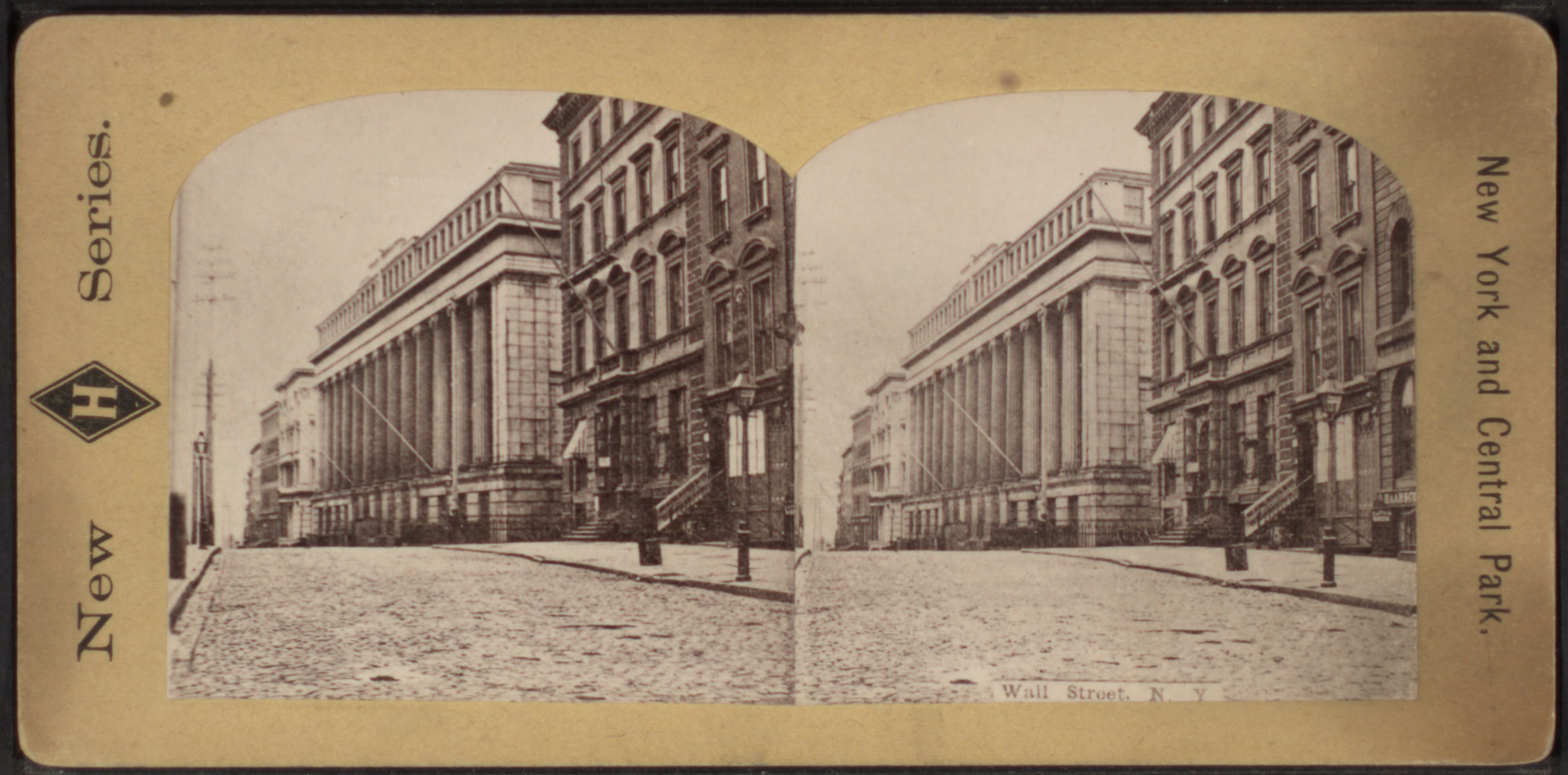 The New York Stock Exchange building on Wall Street