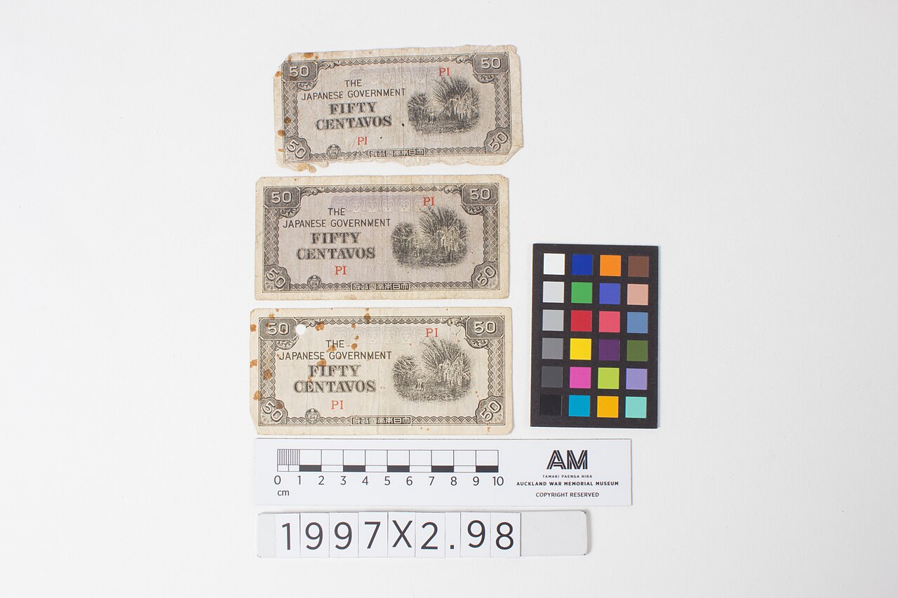 Banknotes in several currencies