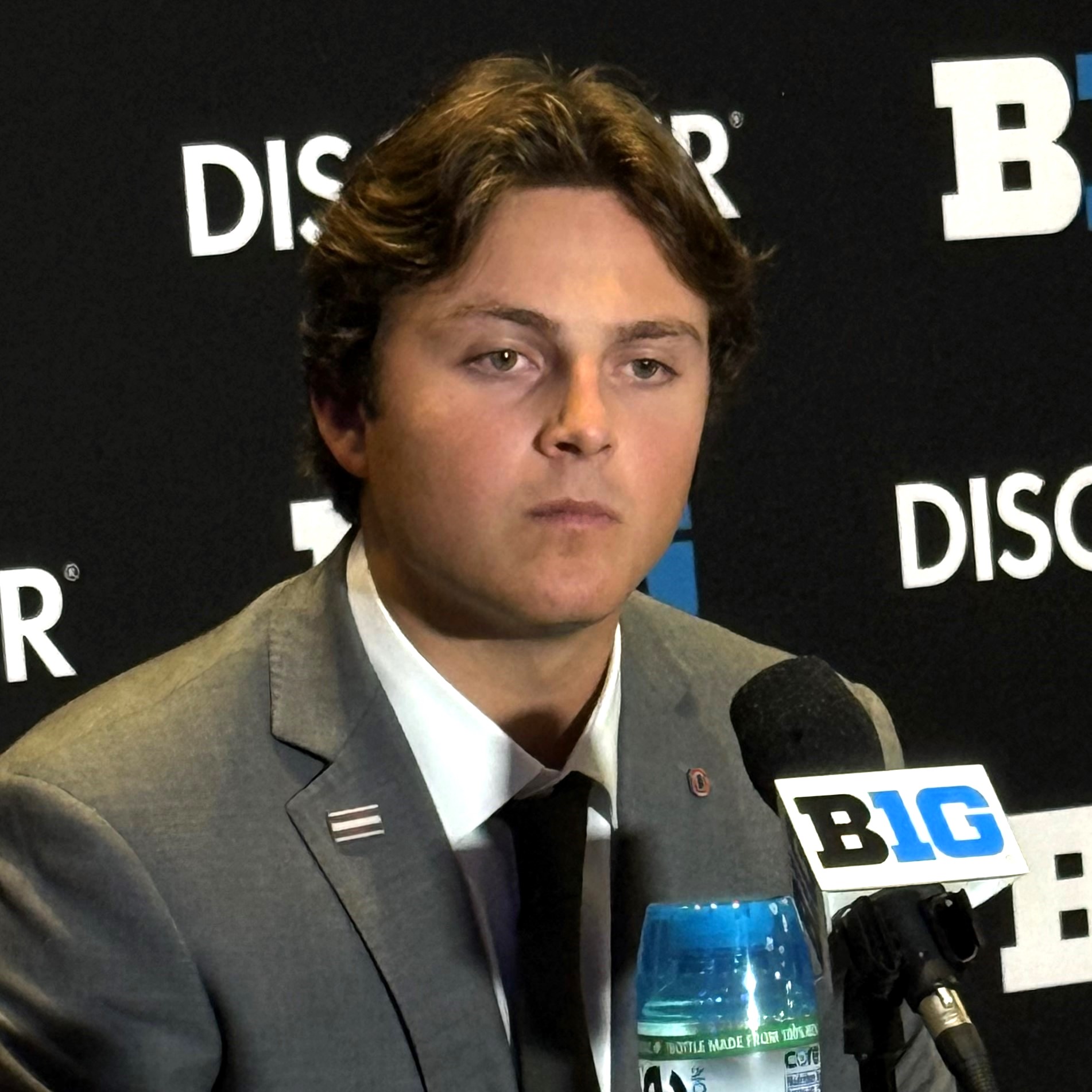 Julian Sayin at Big Ten Media Days in 2026