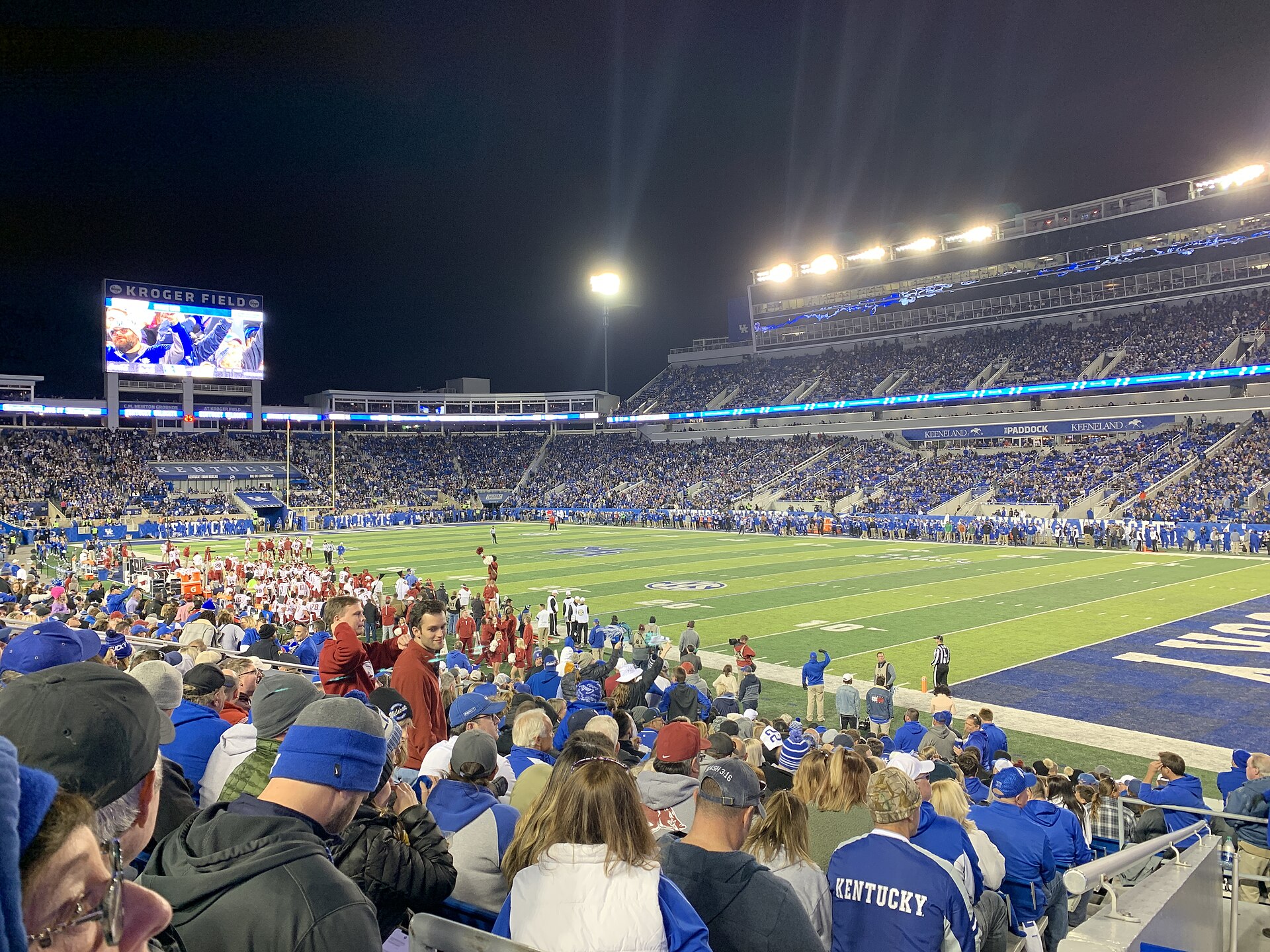 Kroger Field, home stadium of the Kentucky Wildcats football team
