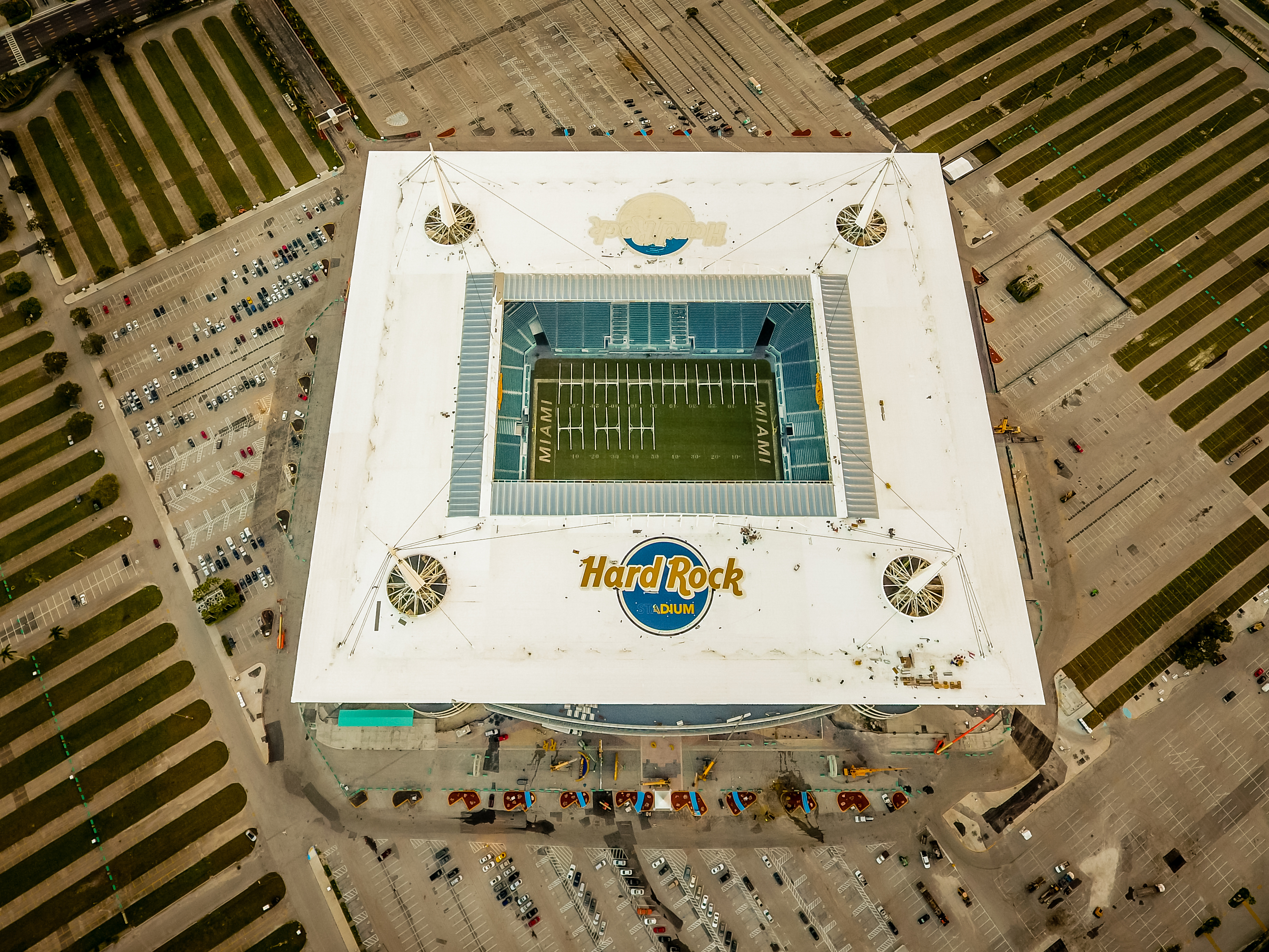 Hard Rock Stadium in Miami Gardens, home of the Miami Hurricanes
