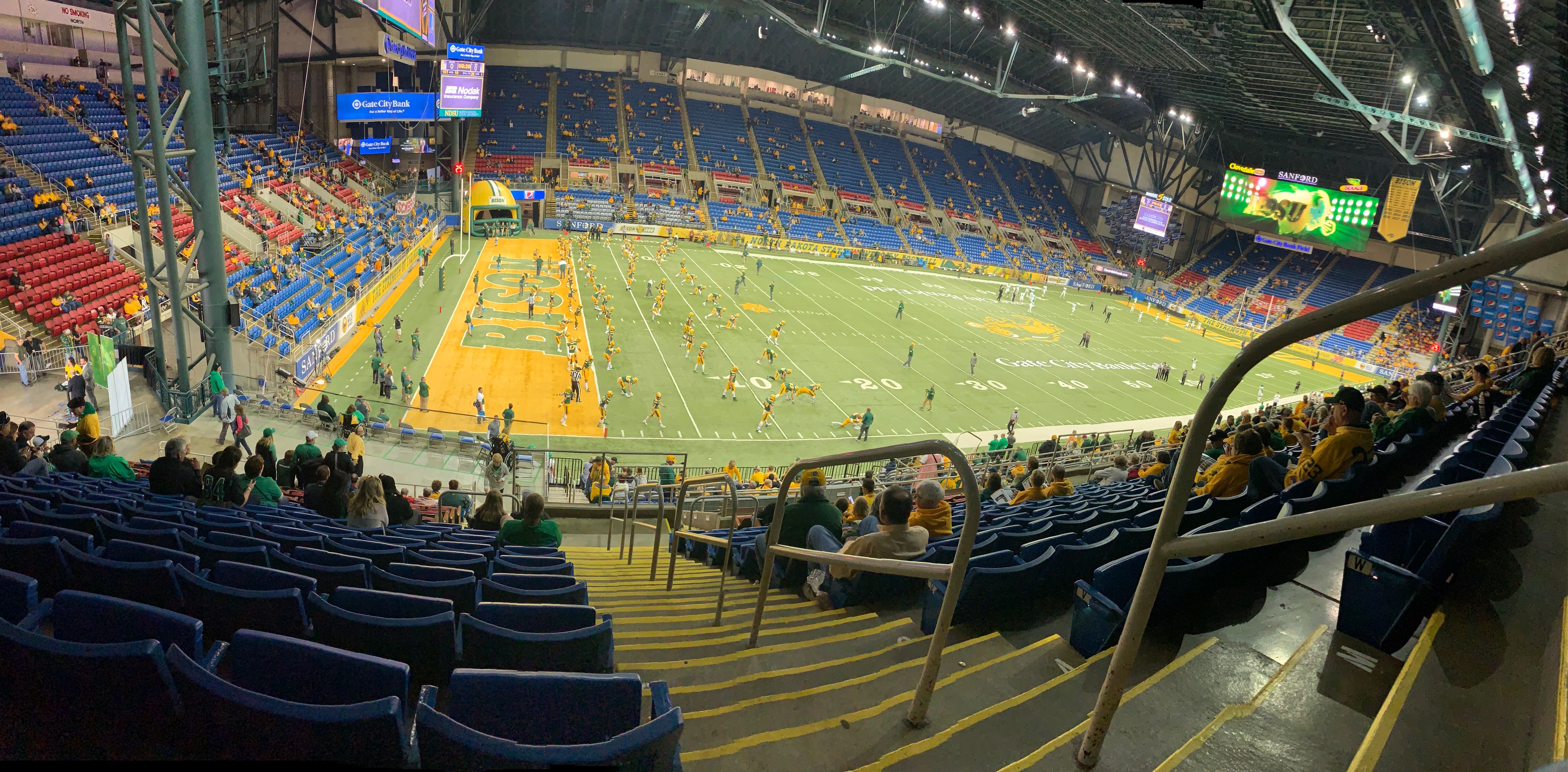 The Fargodome in Fargo, home of North Dakota State football