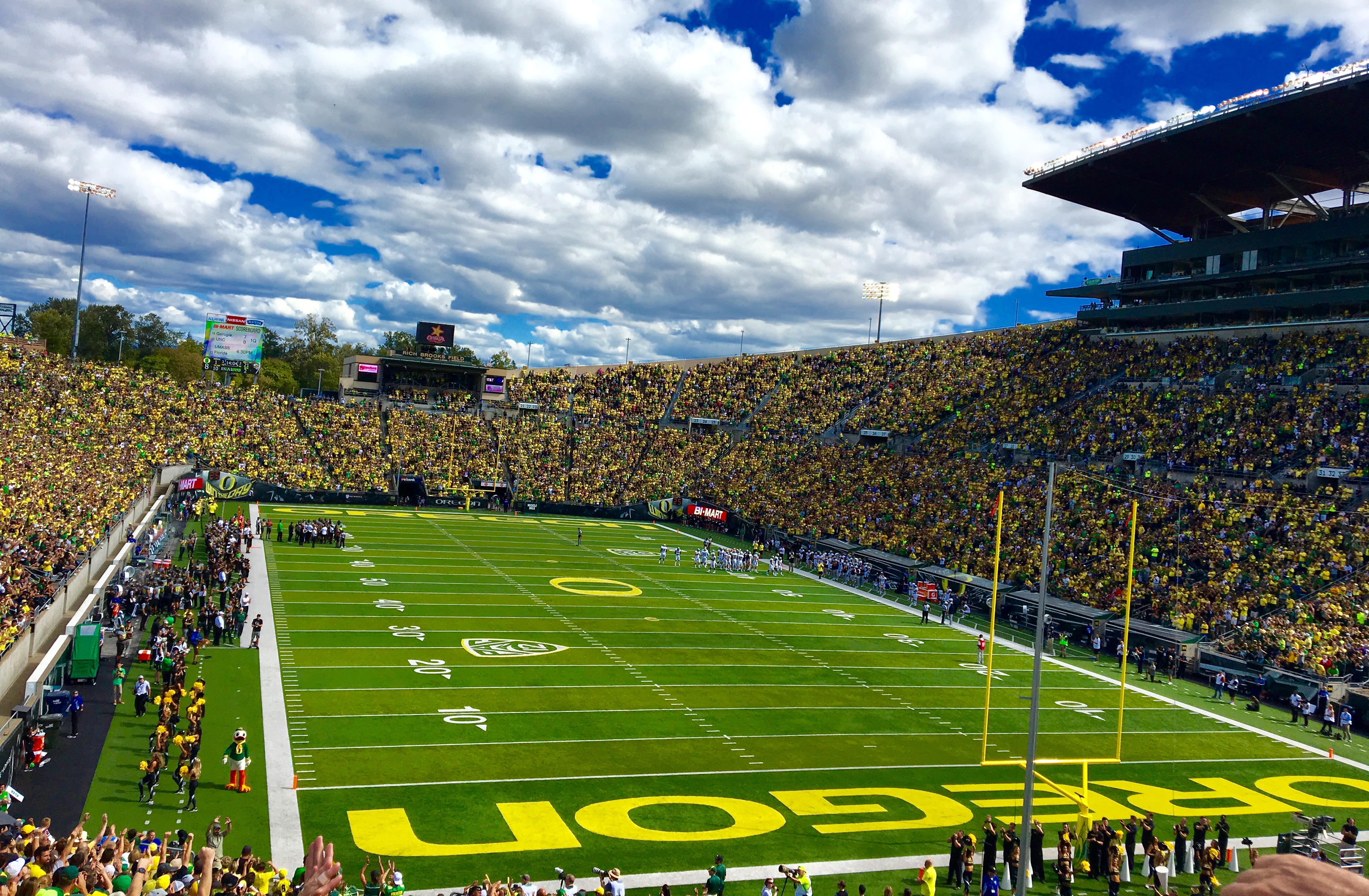 Autzen Stadium in Eugene, Oregon