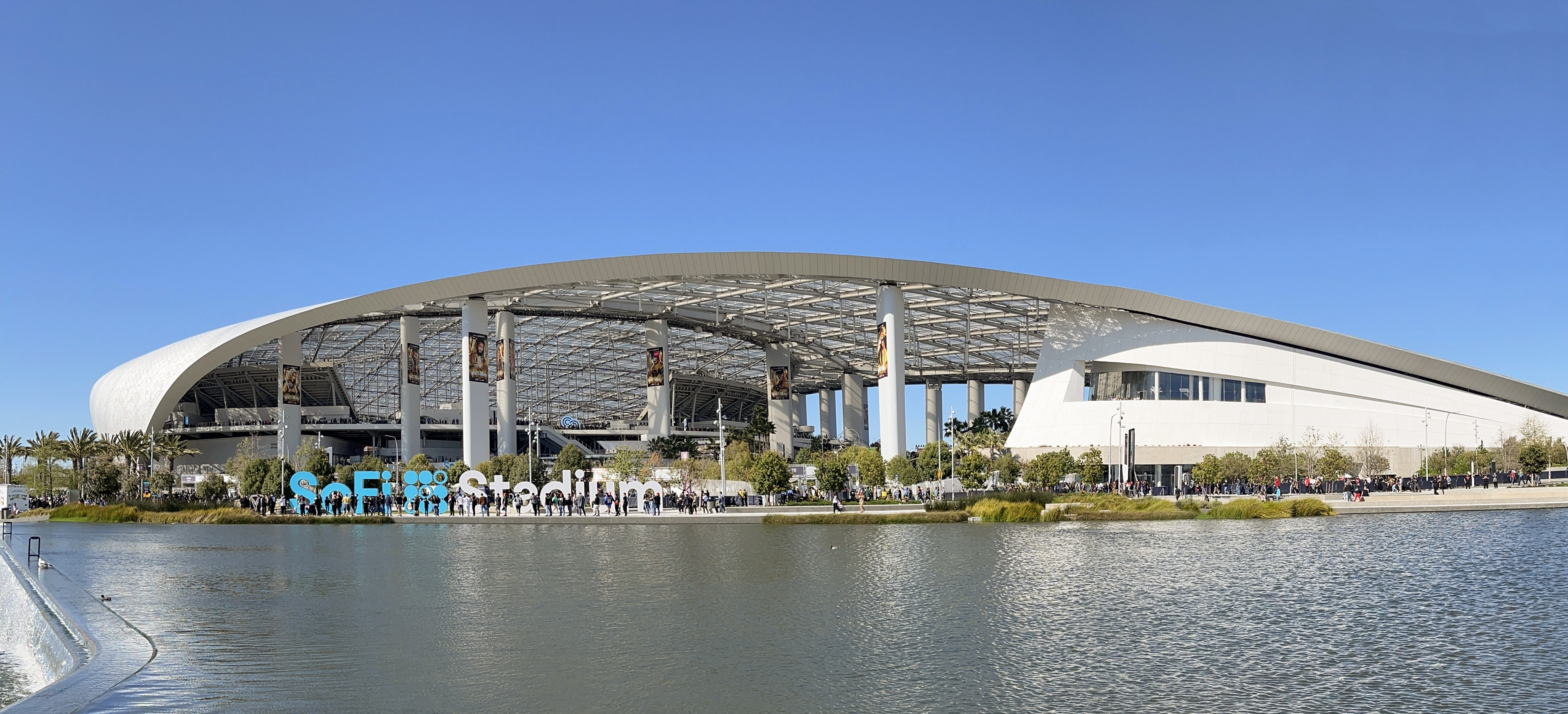 SoFi Stadium in Inglewood, where the Cardinals beat the Rams 18-16