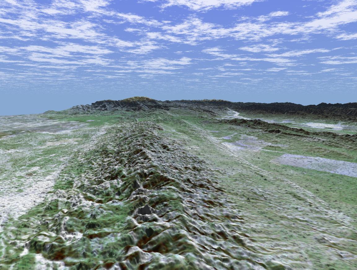The San Andreas Fault seen from above