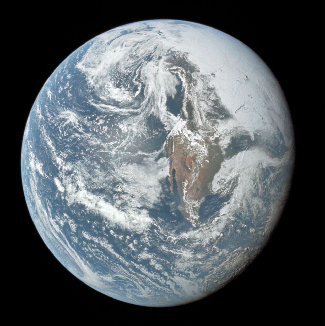 Earth seen from space during the Apollo 10 mission