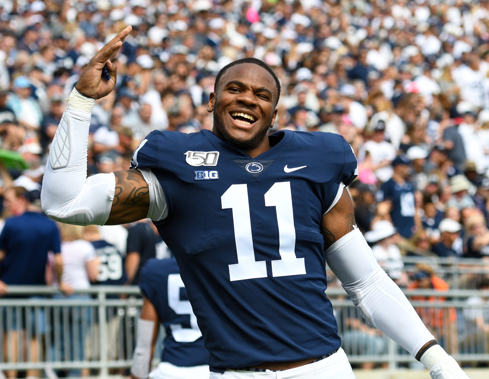 Micah Parsons in his Penn State uniform in 2019