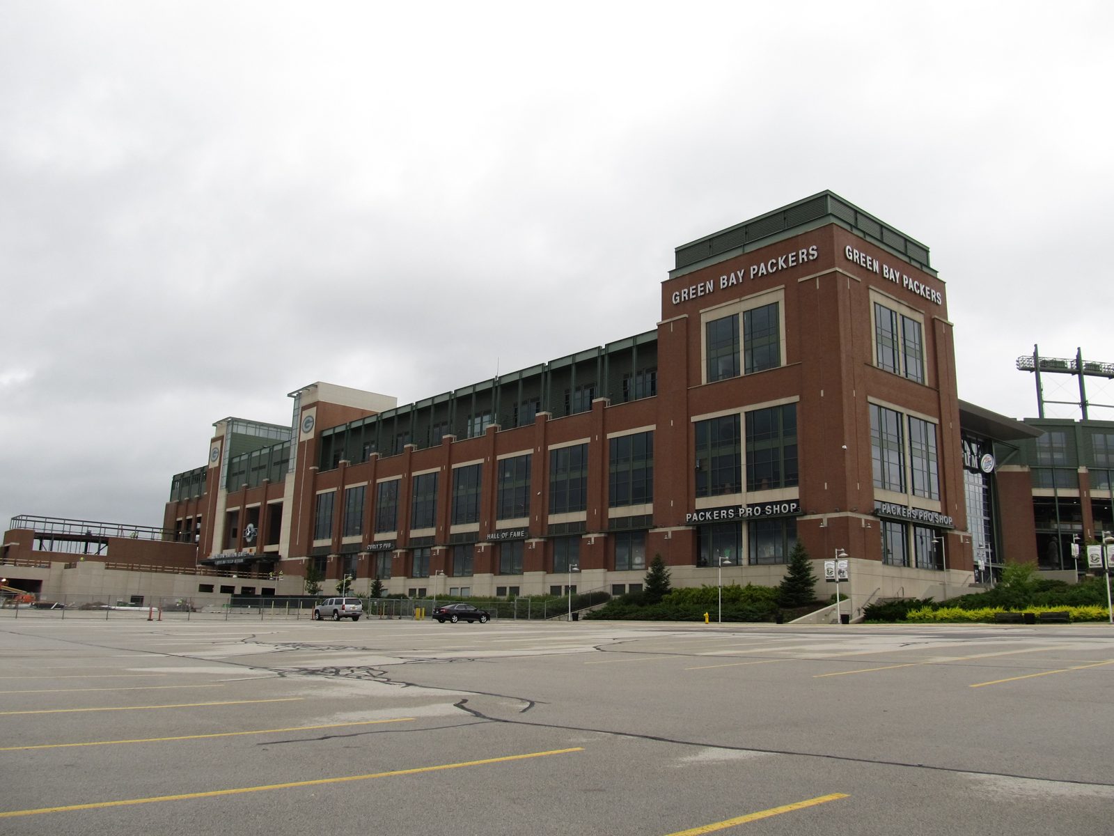 Lambeau Field, home of the Green Bay Packers