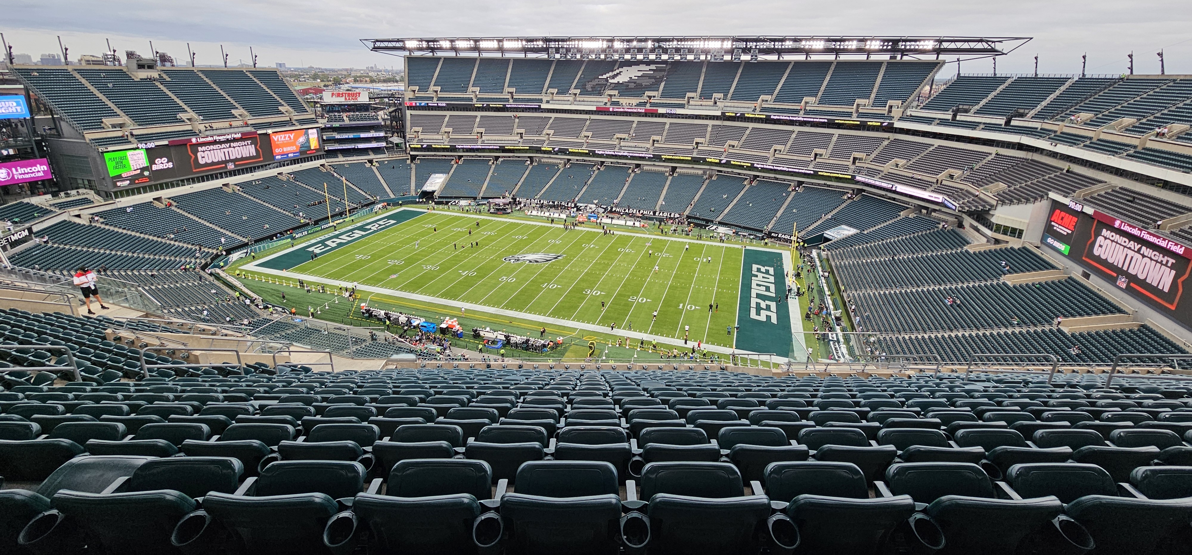 Lincoln Financial Field in Philadelphia, home of the Eagles