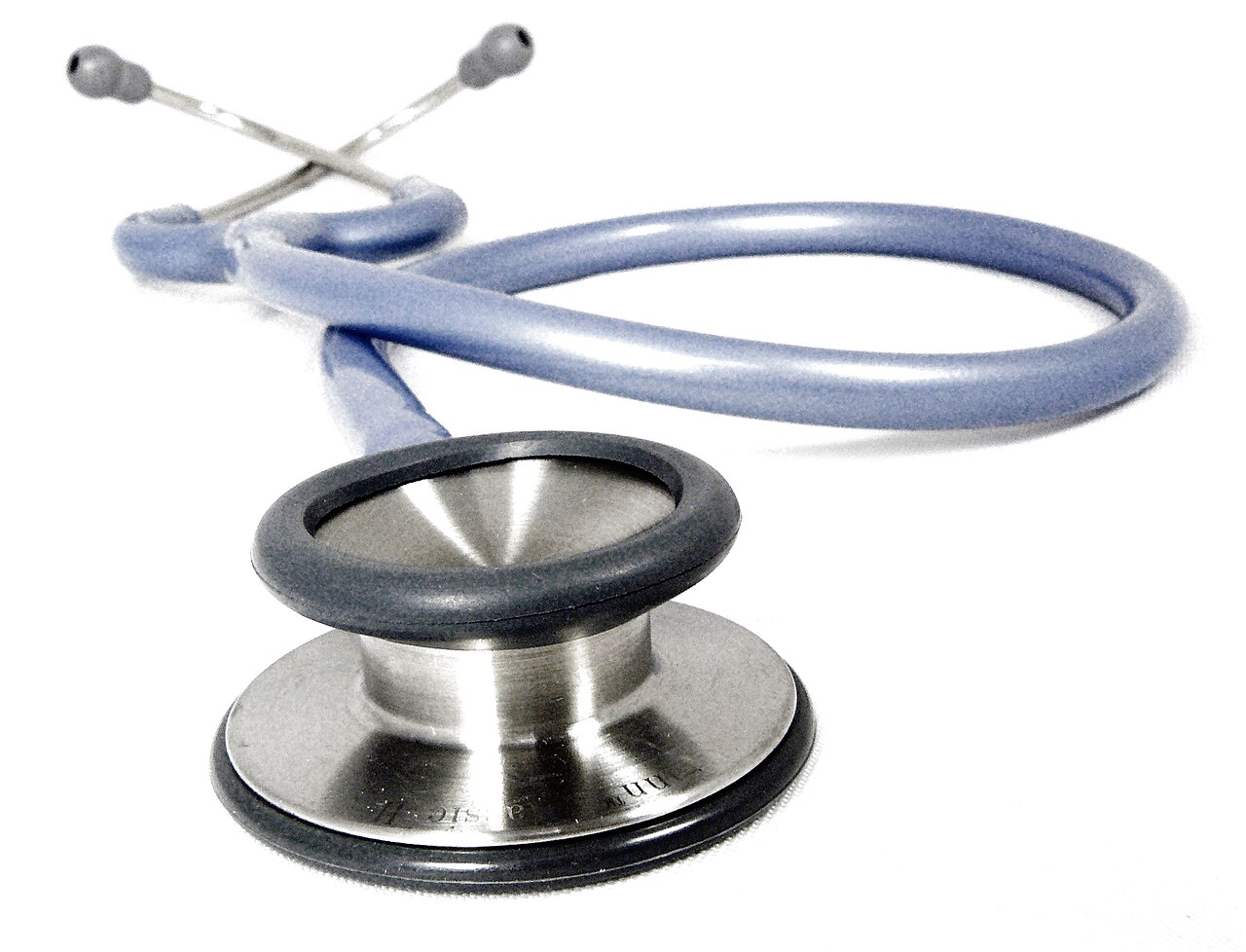 A stethoscope resting on a surface