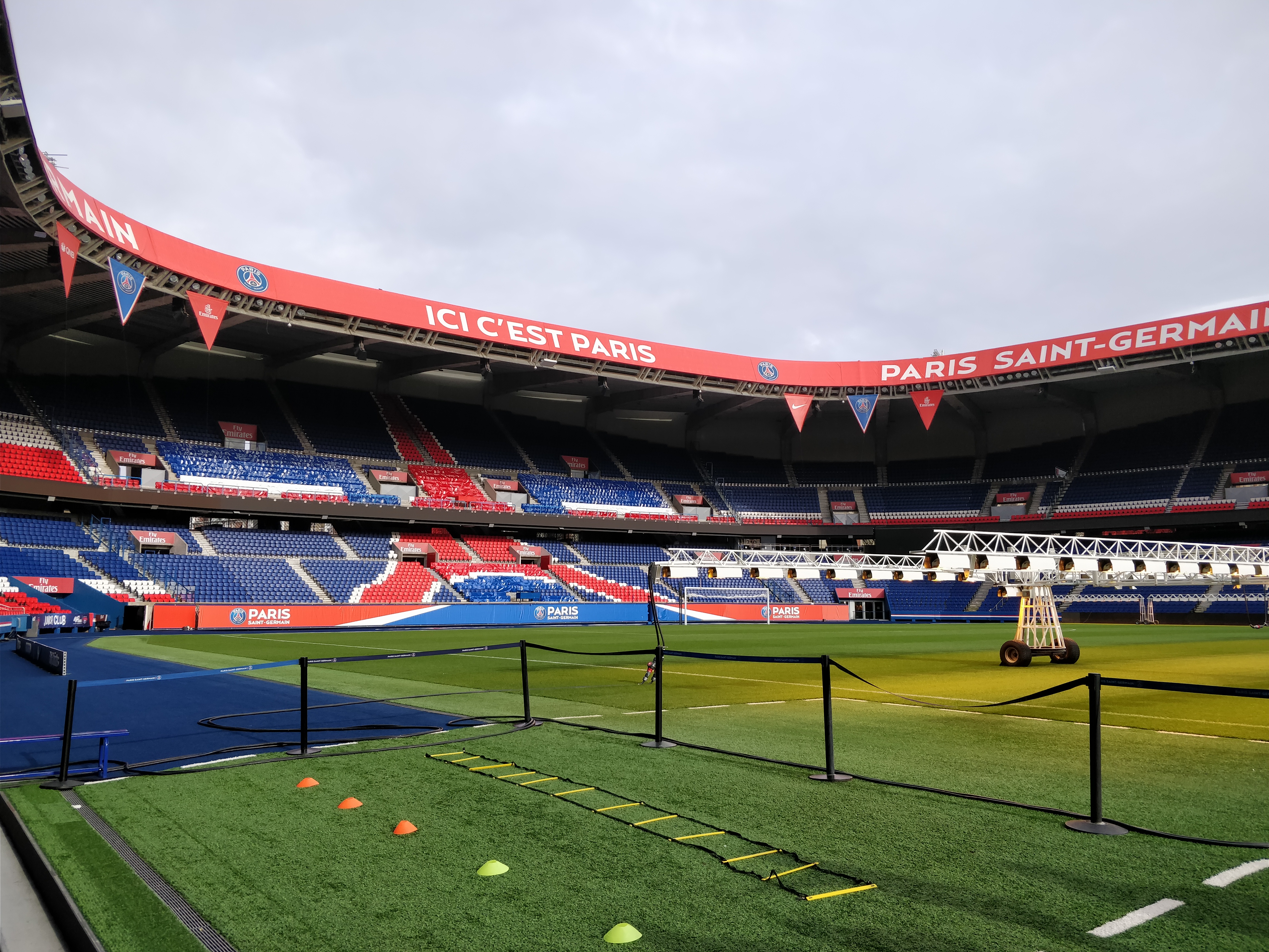 Parc des Princes stadium in Paris, the home of PSG