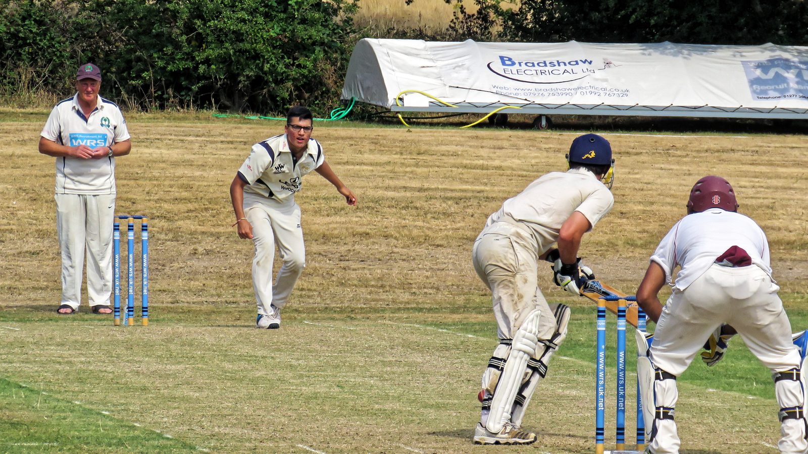 A Test match in progress; rain has stolen most of the first two days in Gqeberha