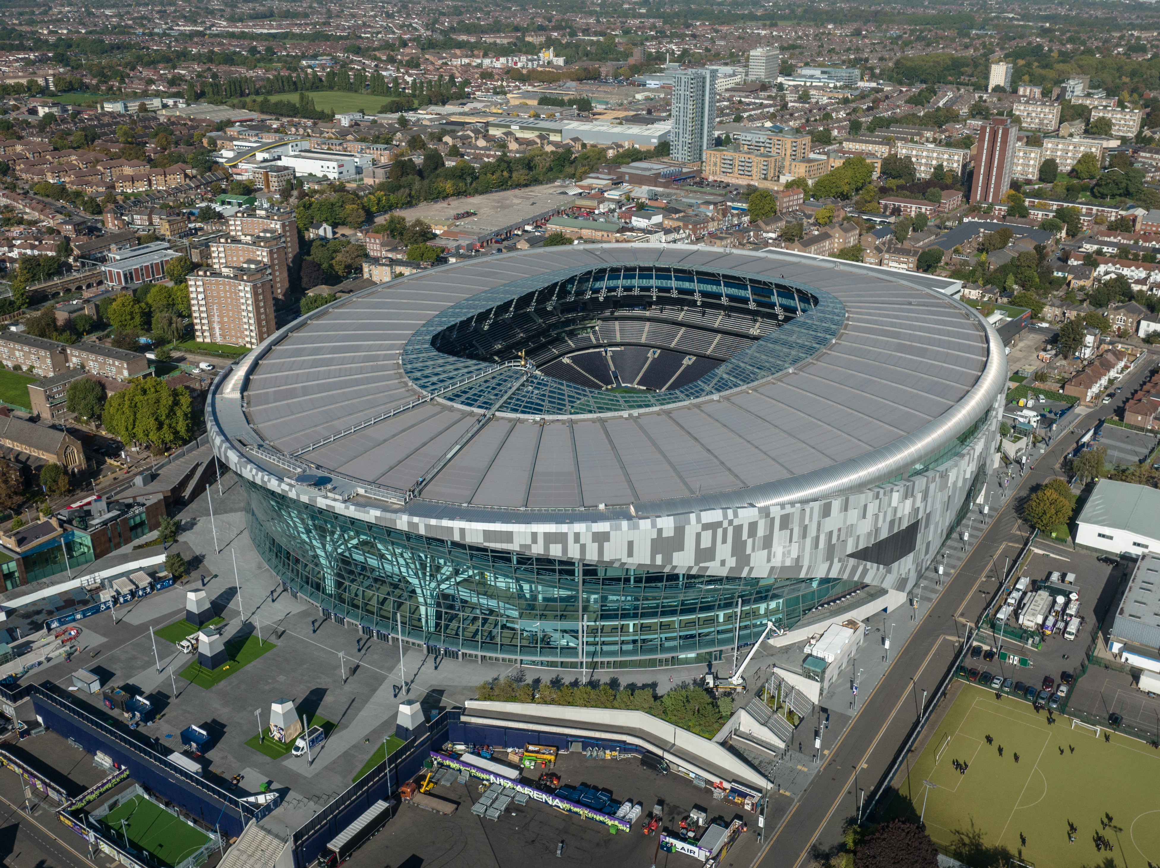 Tottenham Hotspur Stadium in London